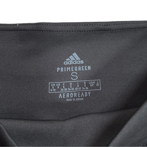 Adidas Women's Lightweight High Rise 3-Stripe Mesh 7/8 Leggings, size Small - Picture 7 of 11